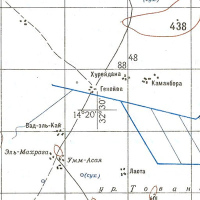 Avenza Systems Inc. Soviet Genshtab - d36-15 - Sudan digital map