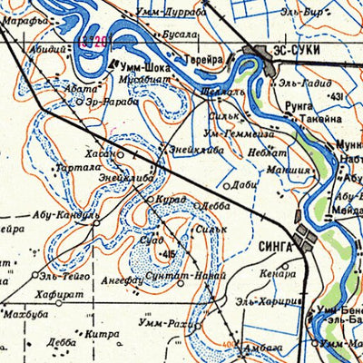 Avenza Systems Inc. Soviet Genshtab - d36-4--(1980) - Sudan digital map