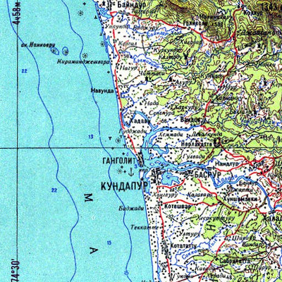 Avenza Systems Inc. Soviet Genshtab - d43-3--(1957) - India digital map