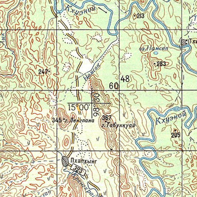 Avenza Systems Inc. Soviet Genshtab - d47-09 - Thailand digital map