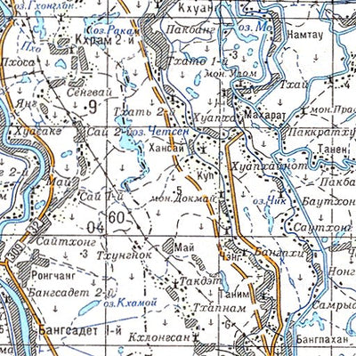 Avenza Systems Inc. Soviet Genshtab - d47-17 - Thailand digital map