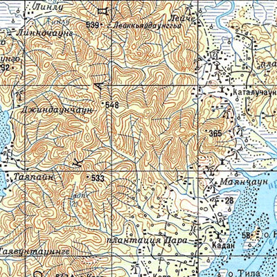 Avenza Systems Inc. Soviet Genshtab - d47-33 - Burma digital map