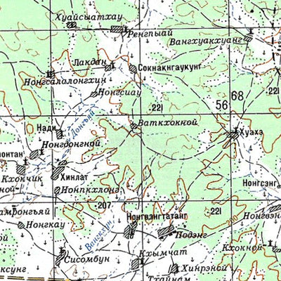 Avenza Systems Inc. Soviet Genshtab - d48-01 - Thailand digital map