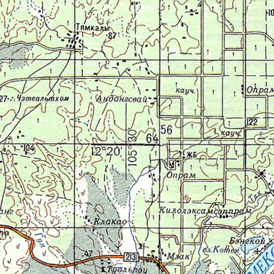 Avenza Systems Inc. Soviet Genshtab - d48-34 - Cambodia digital map