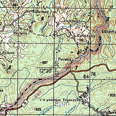 Avenza Systems Inc. Soviet Genshtab - d48-36 - Viet Nam digital map