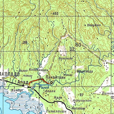 Avenza Systems Inc. Soviet Genshtab - d51-21 - Philippines digital map