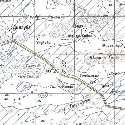 Avenza Systems Inc. Soviet Genshtab - e30-33 - Mali digital map