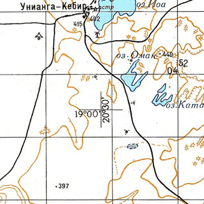 Avenza Systems Inc. Soviet Genshtab - e34-09 - Chad digital map