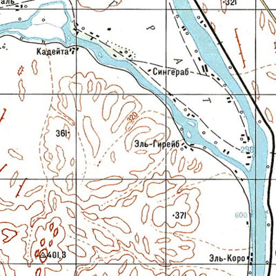 Avenza Systems Inc. Soviet Genshtab - e36-04 - Sudan digital map