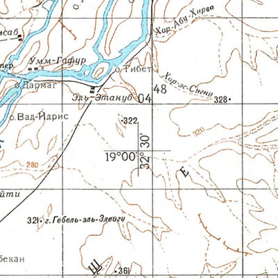 Avenza Systems Inc. Soviet Genshtab - e36-09 - Sudan digital map