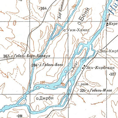 Avenza Systems Inc. Soviet Genshtab - e36-09 - Sudan digital map