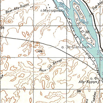 Avenza Systems Inc. Soviet Genshtab - e36-16 - Sudan digital map