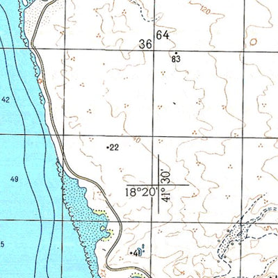 Avenza Systems Inc. Soviet Genshtab - e37-18 - Saudi Arabia digital map