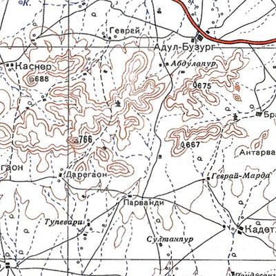 Avenza Systems Inc. Soviet Genshtab - e43-04 - India digital map