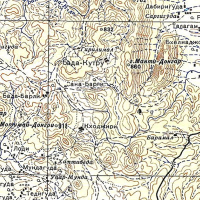 Avenza Systems Inc. Soviet Genshtab - e44-05 - India digital map