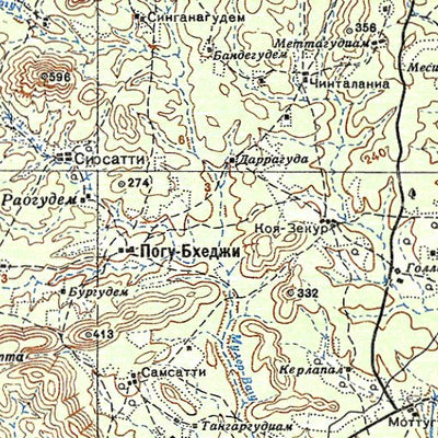 Avenza Systems Inc. Soviet Genshtab - e44-16 - India digital map