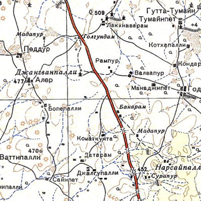 Avenza Systems Inc. Soviet Genshtab - e44-31 - India digital map