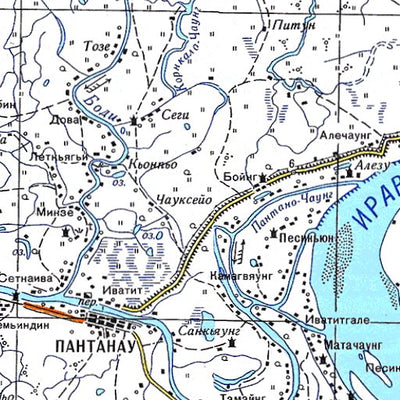 Avenza Systems Inc. Soviet Genshtab - e46-30 - Burma digital map