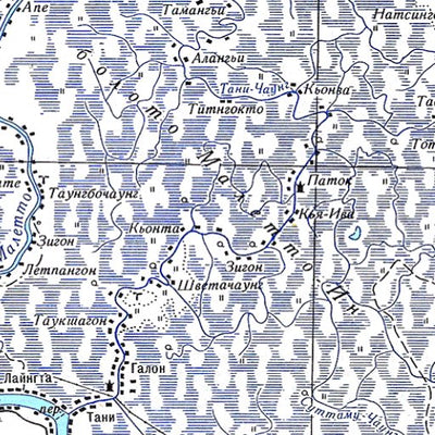 Avenza Systems Inc. Soviet Genshtab - e46-30 - Burma digital map