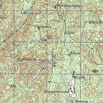 Avenza Systems Inc. Soviet Genshtab - e47-10 - Thailand digital map
