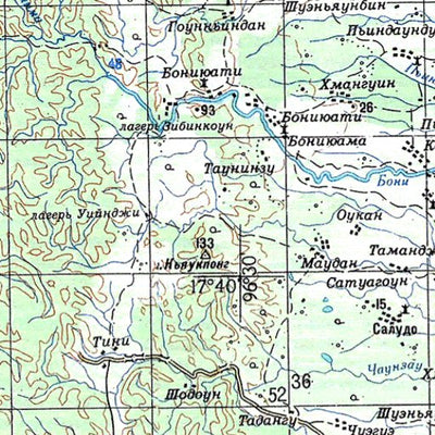 Avenza Systems Inc. Soviet Genshtab - e47-19 - Burma digital map
