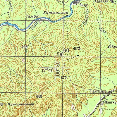 Avenza Systems Inc. Soviet Genshtab - e47-23 - Thailand digital map