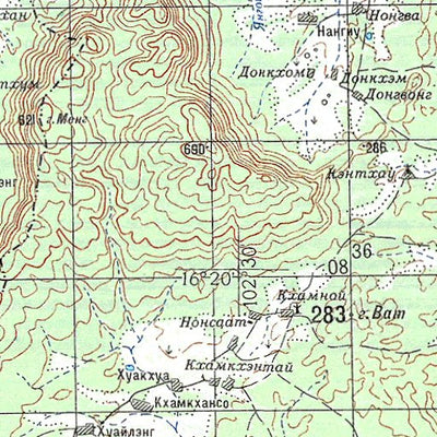 Avenza Systems Inc. Soviet Genshtab - e48-31 - Thailand digital map
