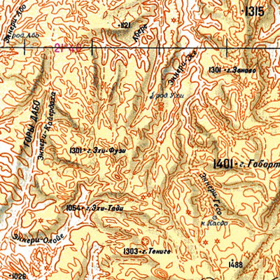 Avenza Systems Inc. Soviet Genshtab - f33-4 - Niger digital map