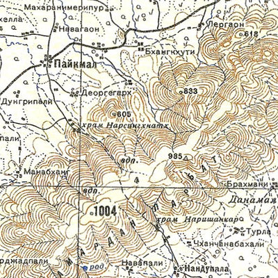 Avenza Systems Inc. Soviet Genshtab - f44-29 - India digital map