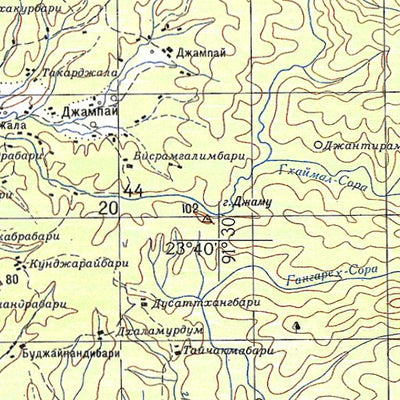 Avenza Systems Inc. Soviet Genshtab - f46-02 - India digital map
