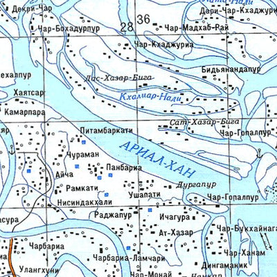 Avenza Systems Inc. Soviet Genshtab - f46-07 - Bangladesh digital map