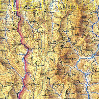 Avenza Systems Inc. Soviet Genshtab - f46-2 - India digital map