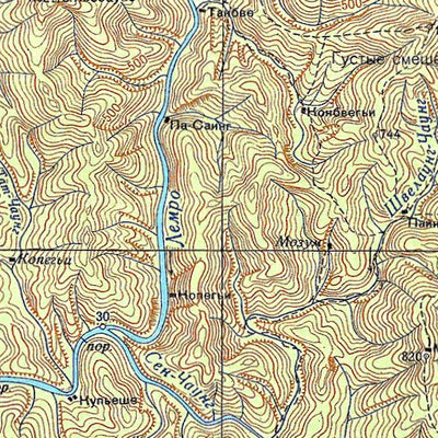 Avenza Systems Inc. Soviet Genshtab - f46-28 - Burma digital map