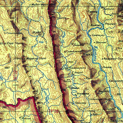 Avenza Systems Inc. Soviet Genshtab - f46-3 - India digital map