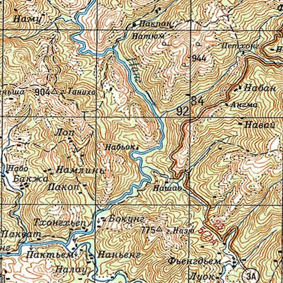 Avenza Systems Inc. Soviet Genshtab - f48-16 - Viet Nam digital map