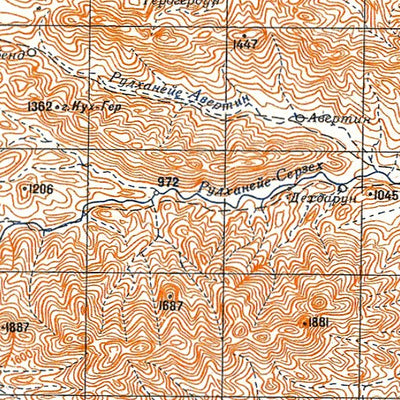 Avenza Systems Inc. Soviet Genshtab - g40-11 - Iran (Islamic Republic of) digital map