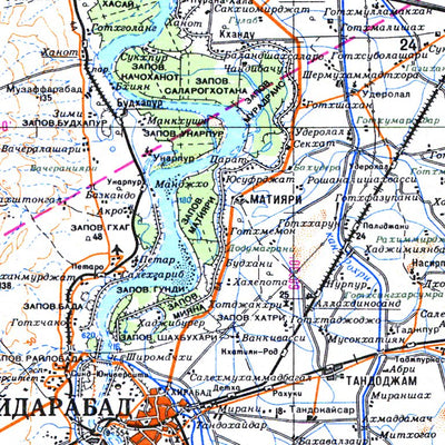 Avenza Systems Inc. Soviet Genshtab - g42-3 - Pakistan digital map