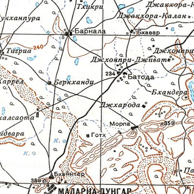 Avenza Systems Inc. Soviet Genshtab - g43-17 - India digital map