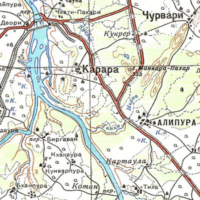 Avenza Systems Inc. Soviet Genshtab - g44-26 - India digital map