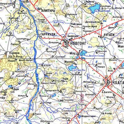 Avenza Systems Inc. Soviet Genshtab - g44-3 - India digital map
