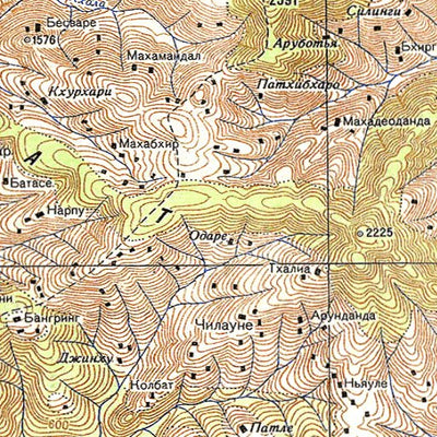 Avenza Systems Inc. Soviet Genshtab - g45-09 - Nepal digital map
