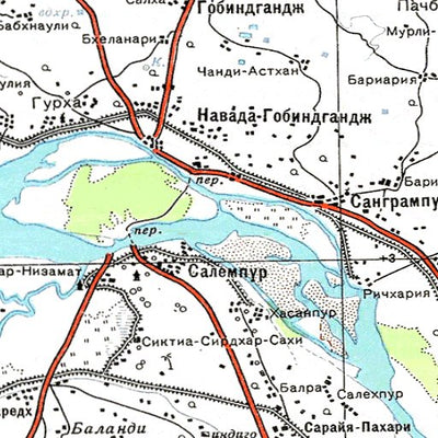 Avenza Systems Inc. Soviet Genshtab - g45-13 - India digital map