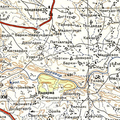 Avenza Systems Inc. Soviet Genshtab - g45-32 - India digital map