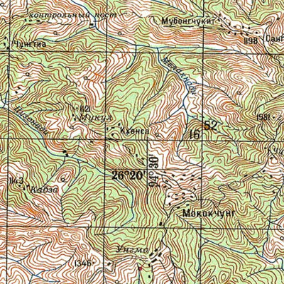 Avenza Systems Inc. Soviet Genshtab - g46-17 - India digital map