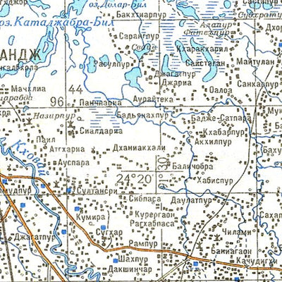Avenza Systems Inc. Soviet Genshtab - g46-32 - India digital map