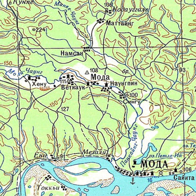 Avenza Systems Inc. Soviet Genshtab - g47-31 - Burma digital map