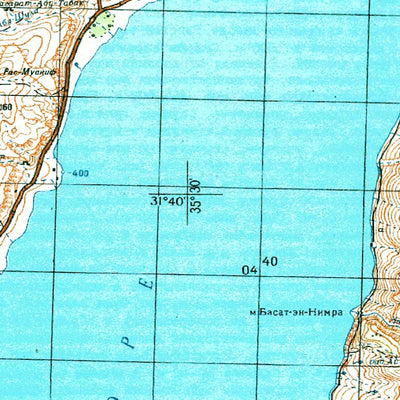 Avenza Systems Inc. Soviet Genshtab - h36-06 - Palestine digital map