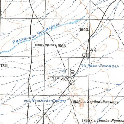 Avenza Systems Inc. Soviet Genshtab - h39-05 - Iran (Islamic Republic of) digital map