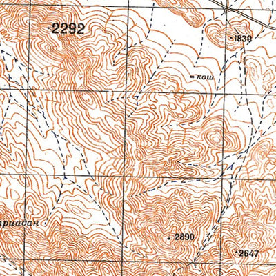 Avenza Systems Inc. Soviet Genshtab - h39-12 - Iran (Islamic Republic of) digital map