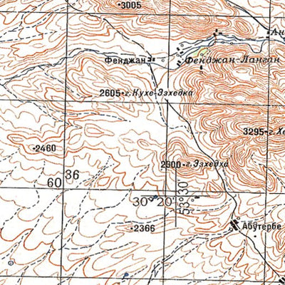 Avenza Systems Inc. Soviet Genshtab - h39-18 - Iran (Islamic Republic of) digital map